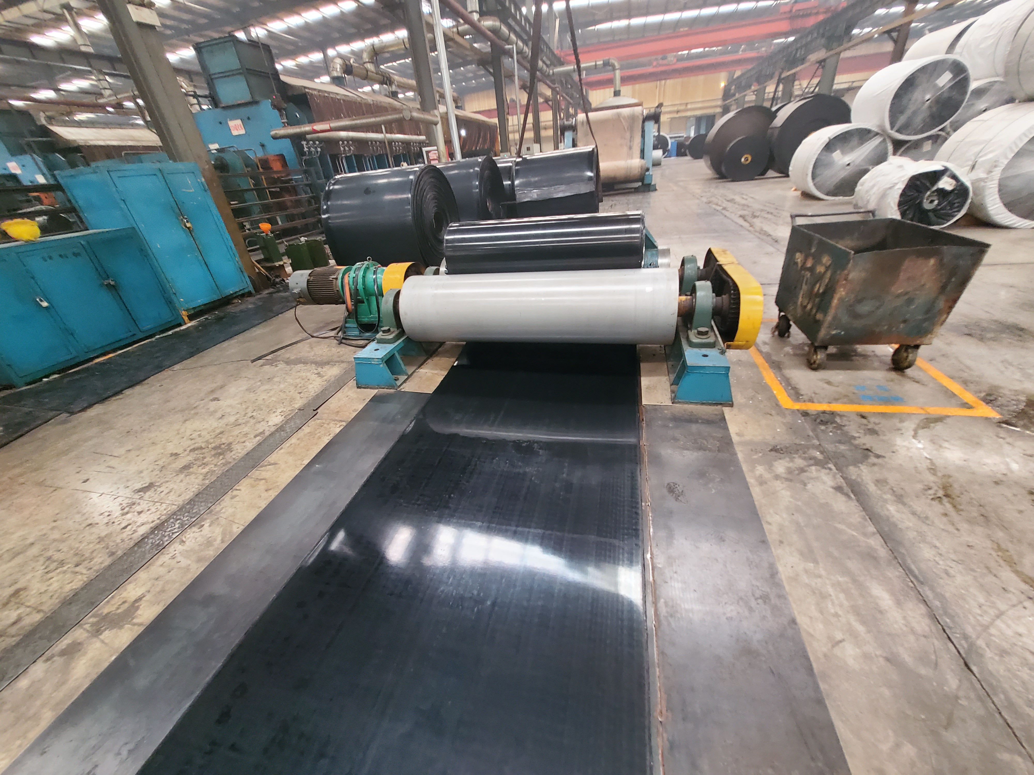 ultrathin-drum-sulfur-conveyor-belt the-conveyor-belt-with-corrugated-folds1